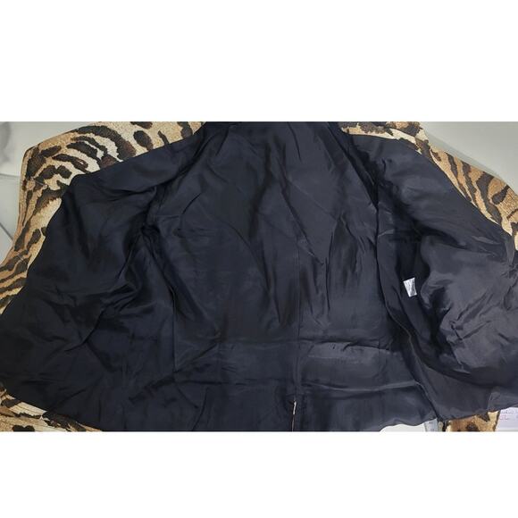 Anthracite Anthropologie Jacket Womens Size X-Large Cheetah Print 2 Button NWOT - Picture 9 of 11